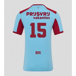 Feyenoord Jordan Bos #15 Tredjetrøje 2025-26 Kortærmet